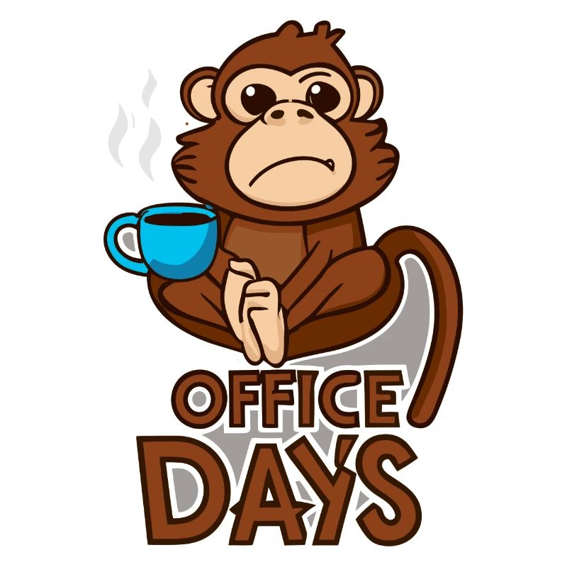 Grumpy Monkey Office-Days Geschenk