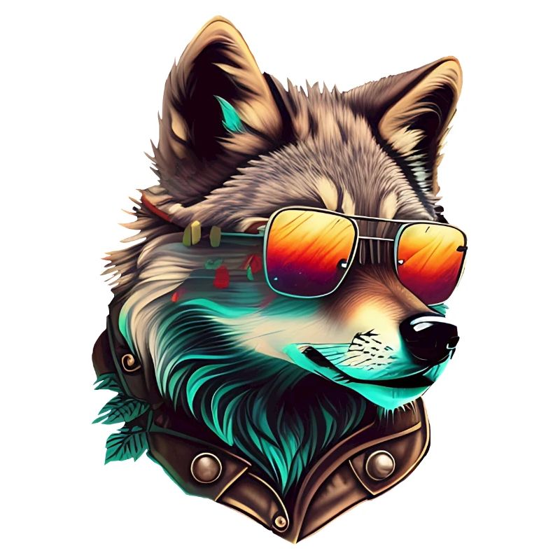 cooler Wolf