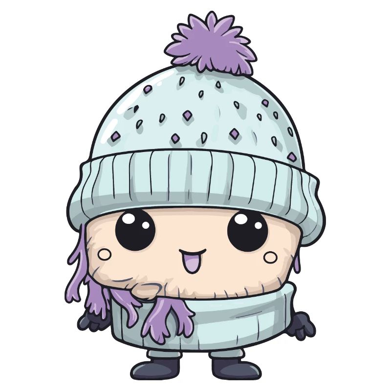 Winter Eskimo Comic Niedlich