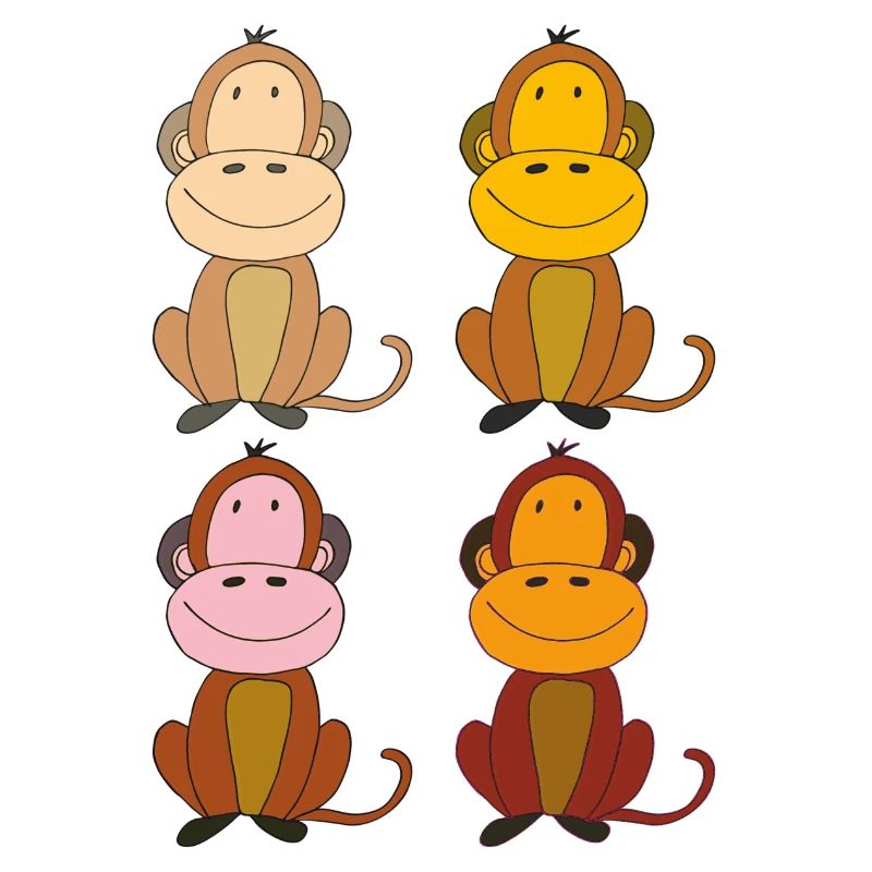 monkeys quadruplets funny