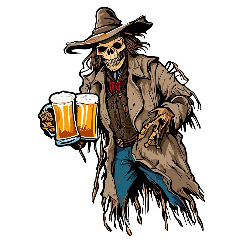 Vogelscheuche / Erntehelfer / Maisfeld / Feld