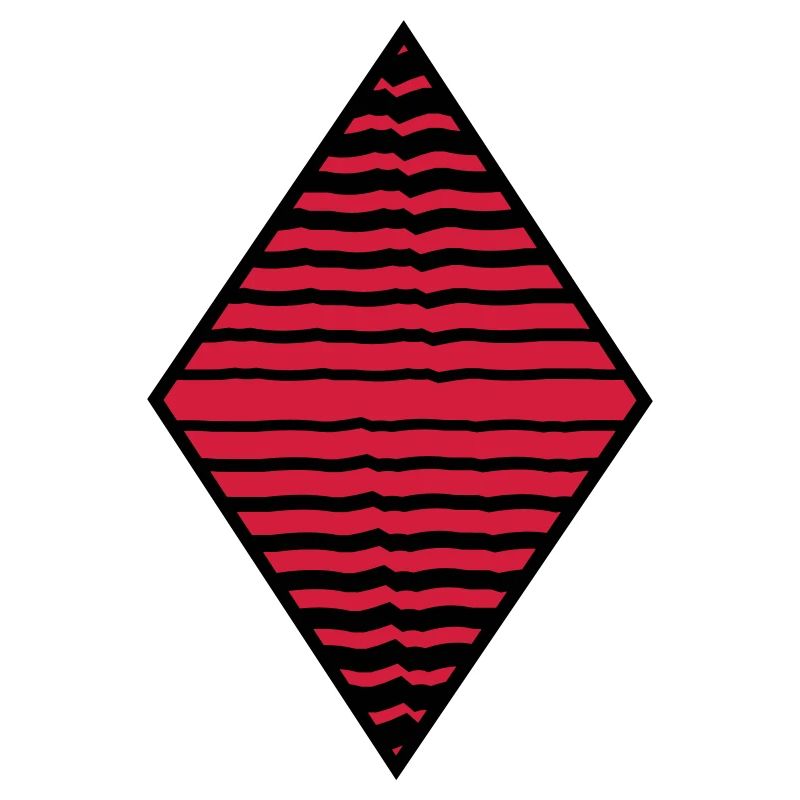 Rhombus form strokes pattern many lines