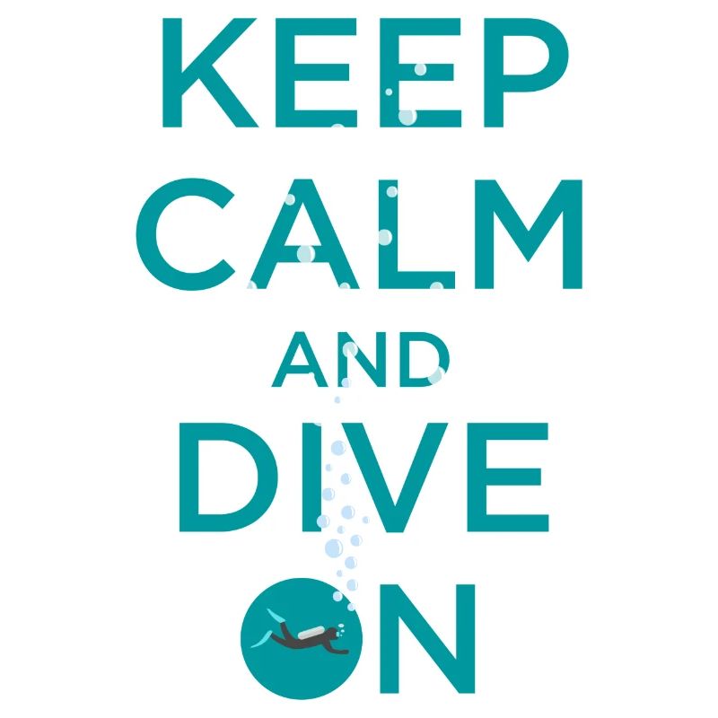 RUHE BEWAHREN UND WEITERTAUCHEN