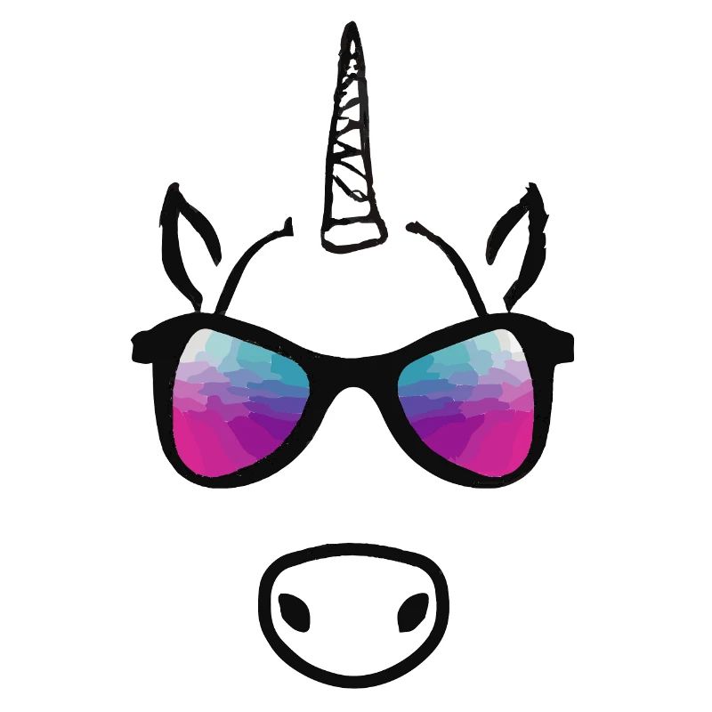 Einhorn mit Sonnenbrille Geschenkidee