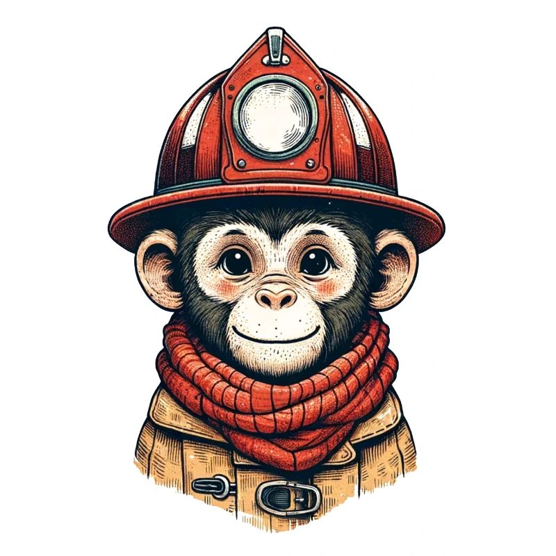 Pompier singe | Sapeurs-pompiers Äffle