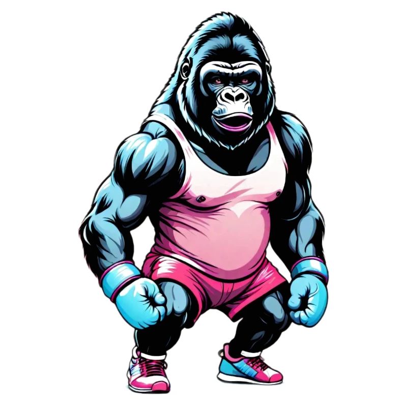 Gorilla Boxer Boxen