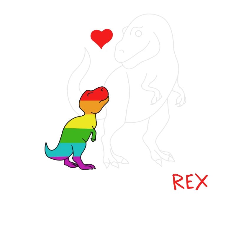 Mamasaurus Rex | Mère | Nouvelle maman Rainbow queer