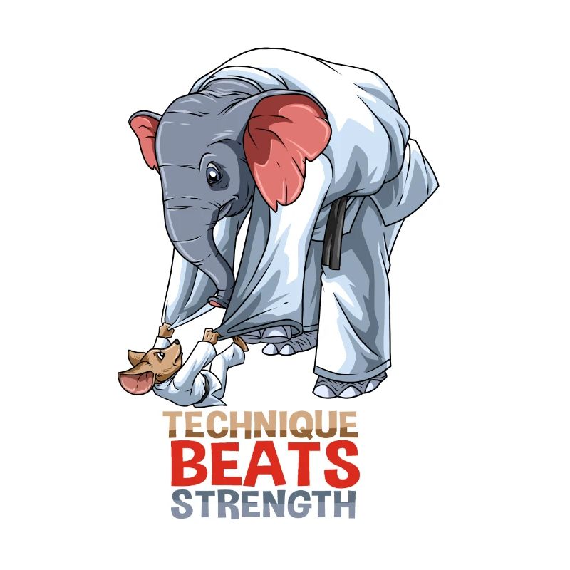 Souris vs éléphant - BJJ Jiu-Jitsu, Grappling and