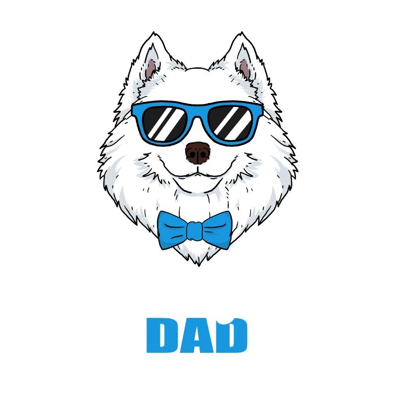 Cool Samoyed Dad Dog Gift
