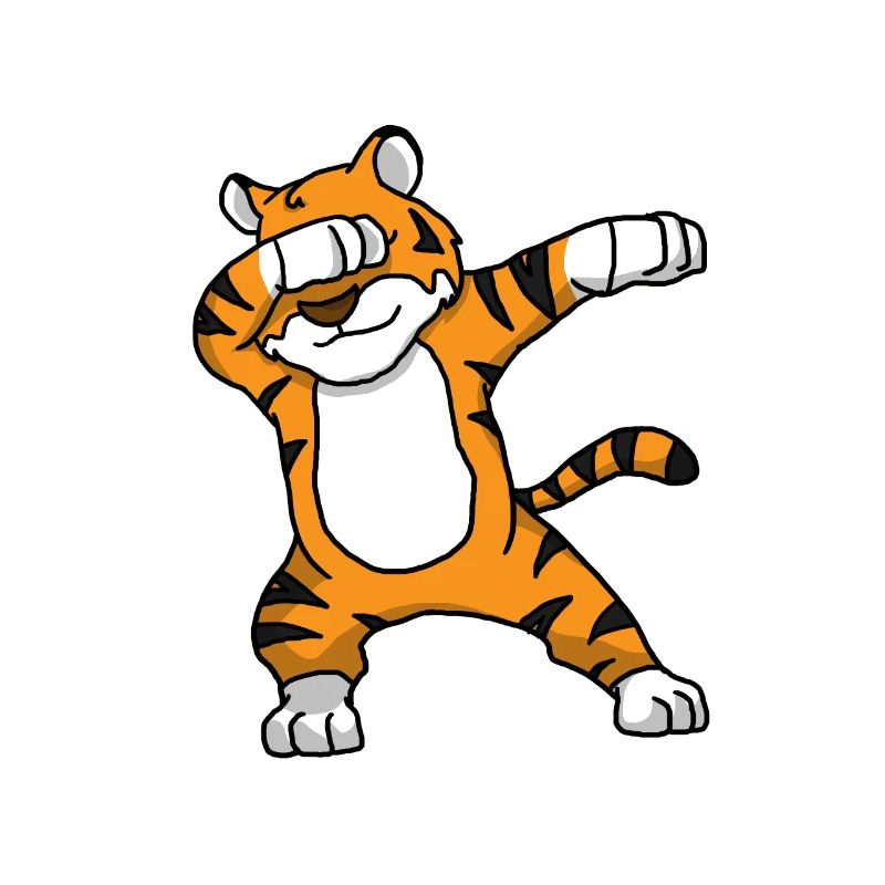 Funny Dabbing Tiger Dab Dance Panther Gift