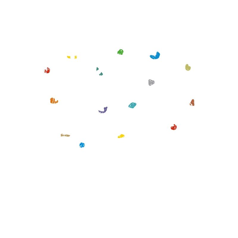 Funny Colourful Boulder Climber Gift