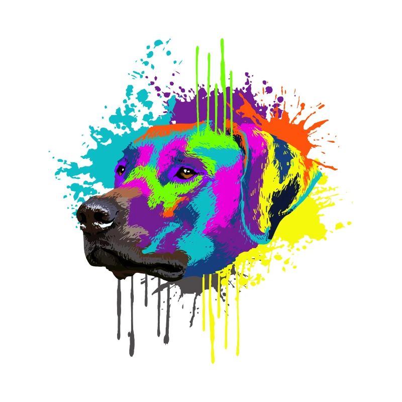 Splash Art Rhodesian Ridgeback Hund Geschenk
