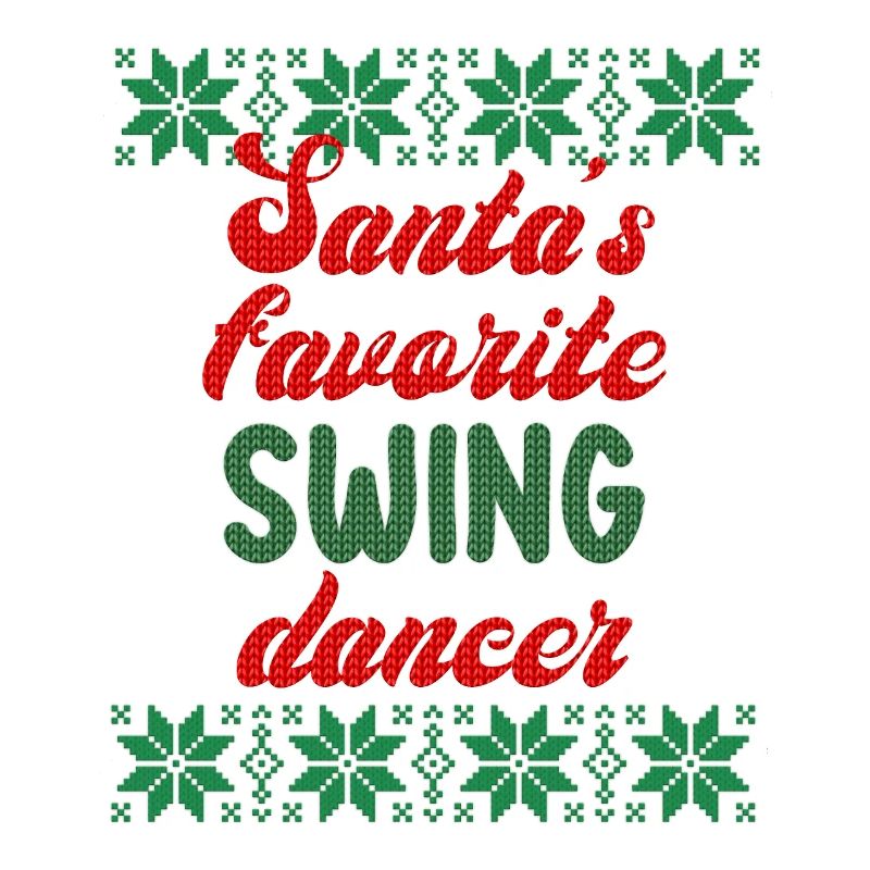 Danse swing de Noël laide