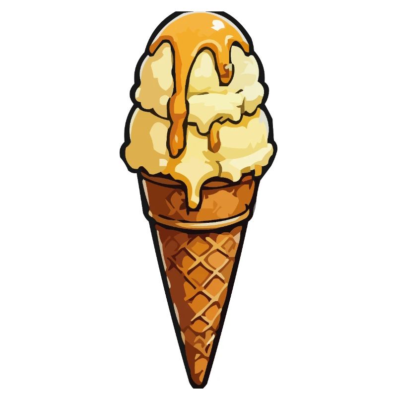 Cornet de glace Caramel Rip