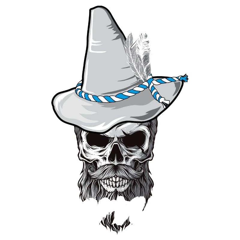 Servus Bayern Skull