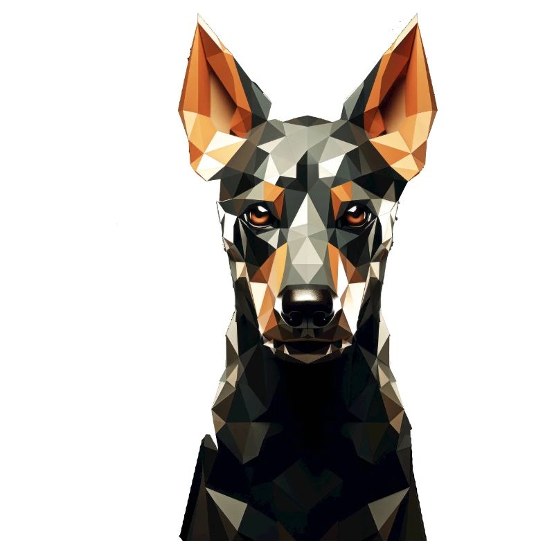 Geometric Dog Animation