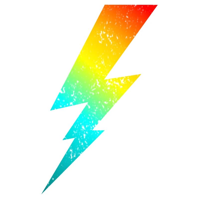 80s bolt lighting classic