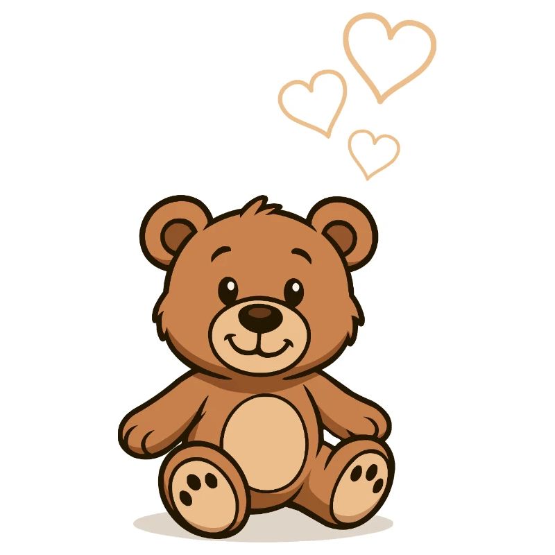 Teddybaer Comic Love