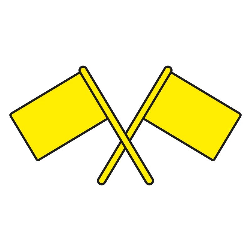 Yellow flags sign