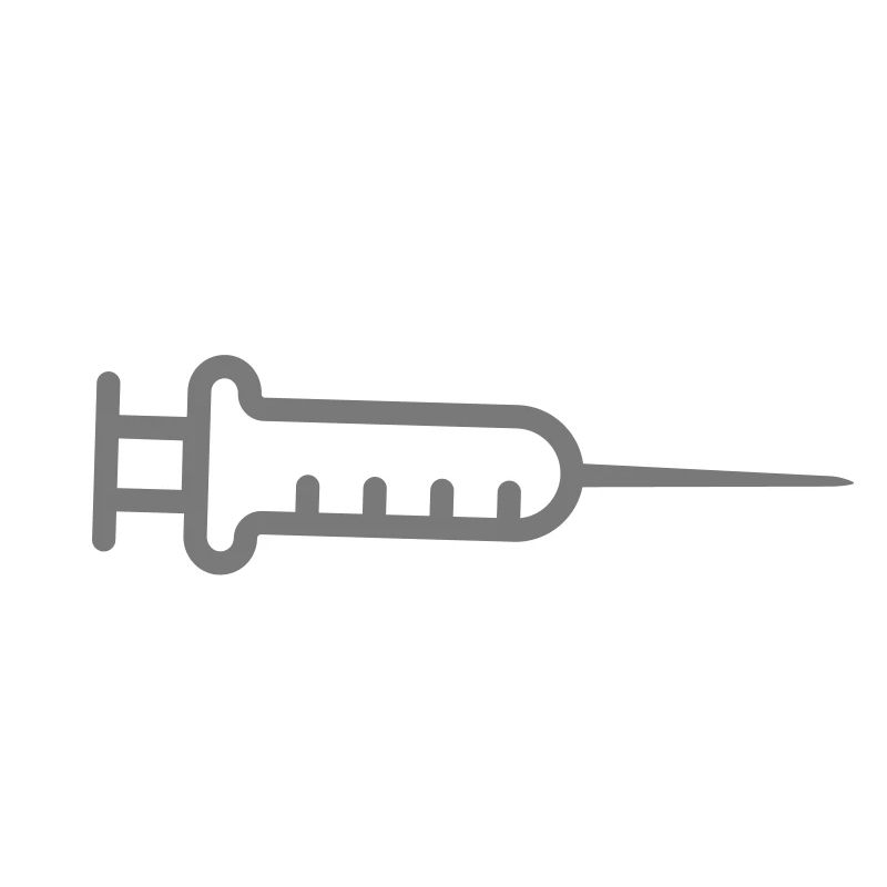 Syringe white, vector graphics