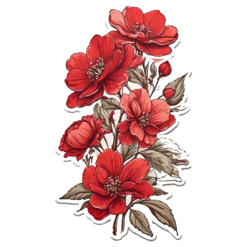 Schöne Rote Blume