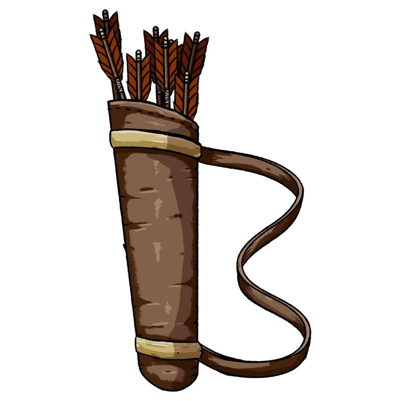 Design des Bogenköchers