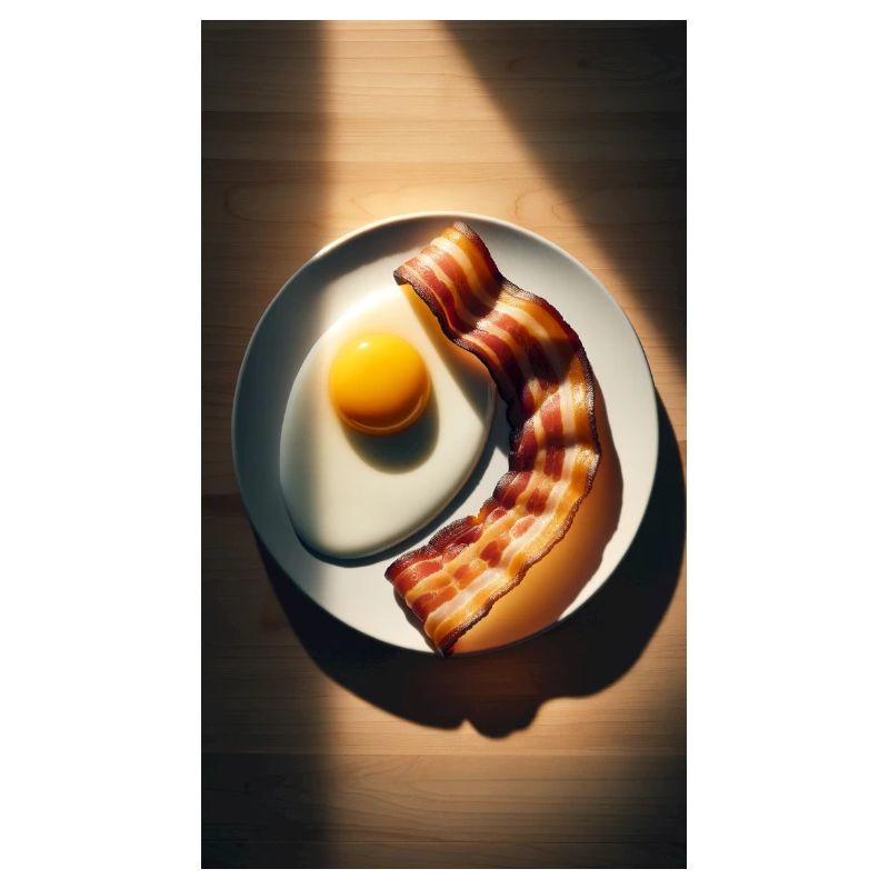 Speck und Eier