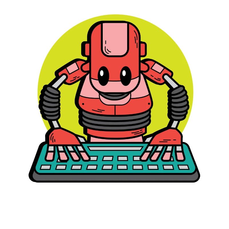 Funny Robot Computer Technician Poison