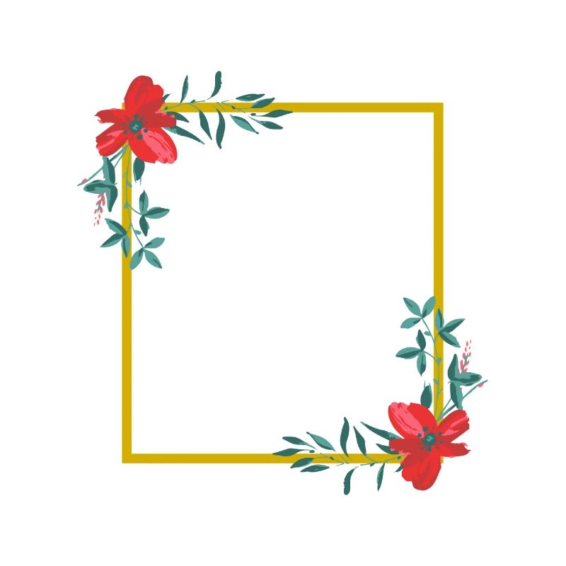 Cadre de fleurs