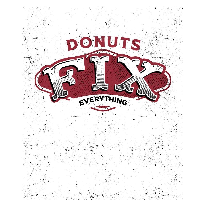 Donuts Fix Everything Retro-Vibe