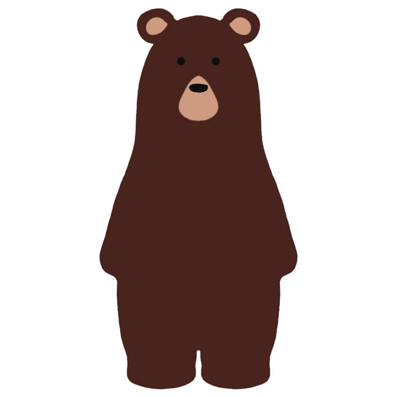 Brauner süßer Bär