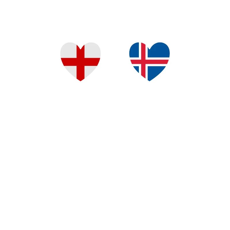 Drapeaux de l’Angleterre et de l’Islande