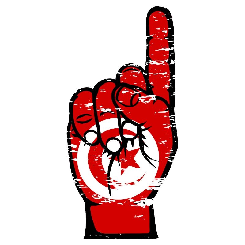 Drapeau tunisien numéro 1 utilisé