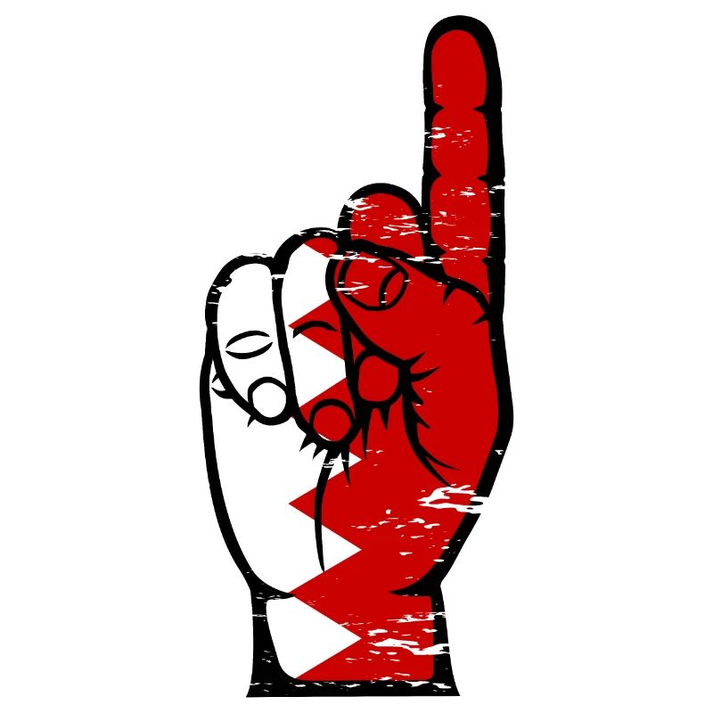 Drapeau de Bahreïn numéro 1 utilisé