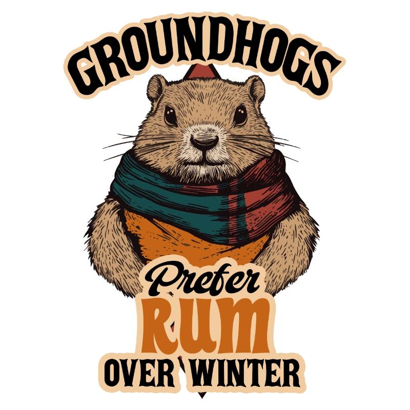 Groundhogs Prefer Rum Over Winter Humor