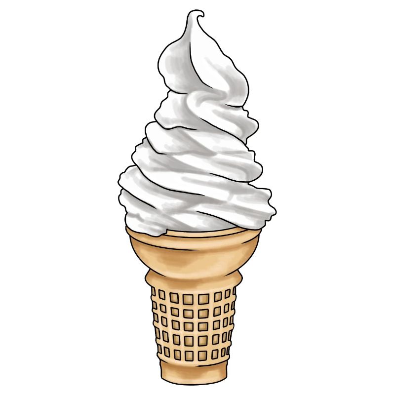 Softeis Eistüte Eisdiele