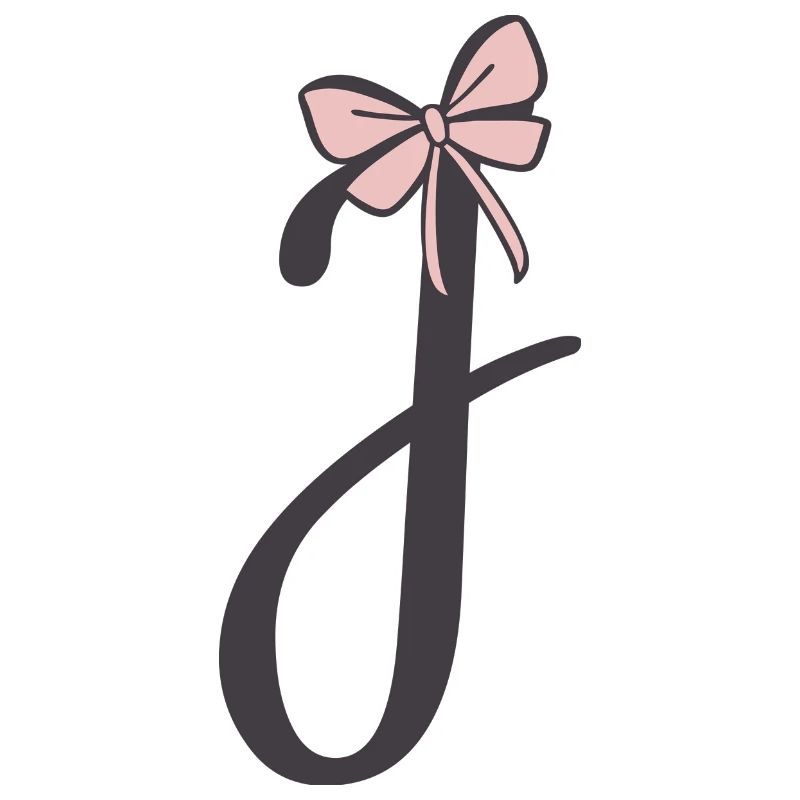 Ruban Lettre Initiale J