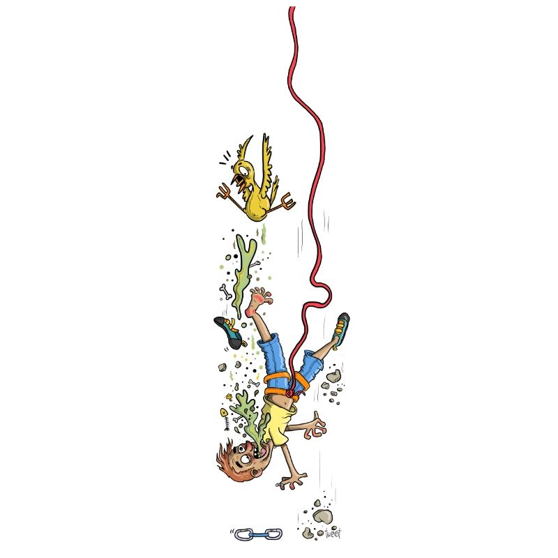 Fall into the rope