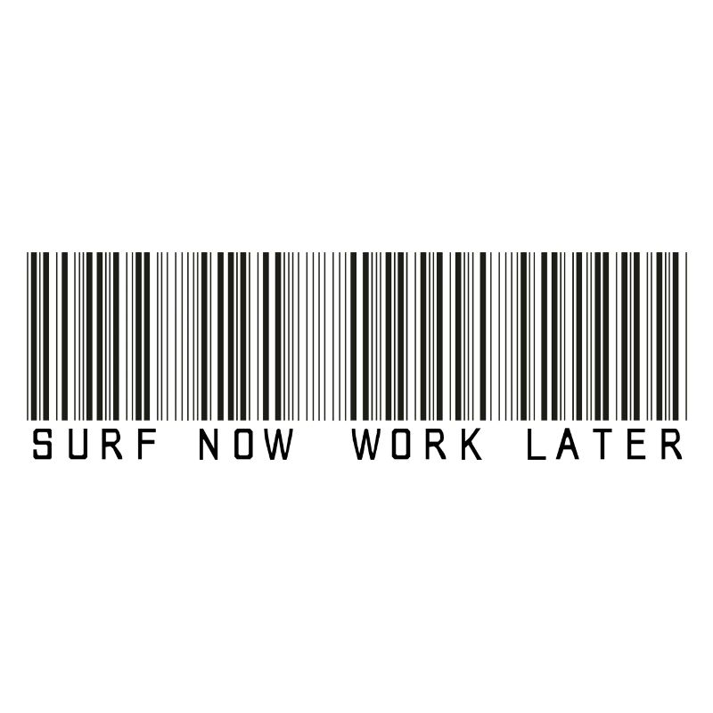 surf now work later bar code