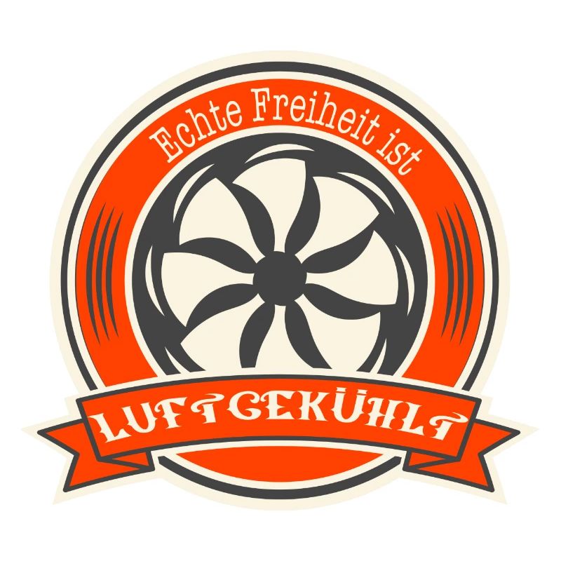Oldtimer Luftgekühlter Boxermotor Spruch Freiheit