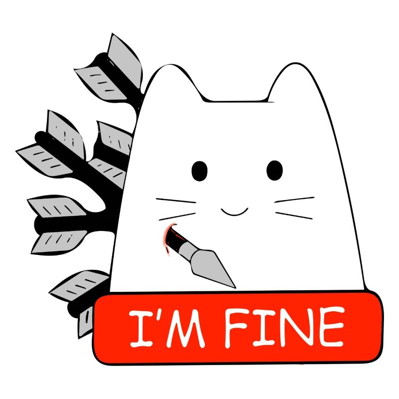 Je suis bon chat drôle