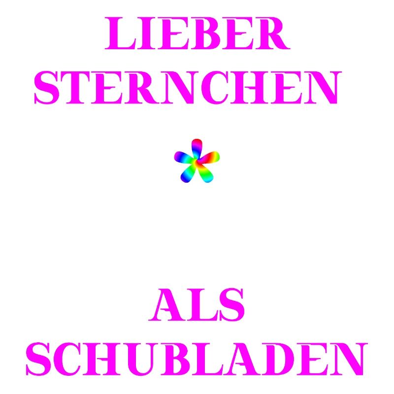 Lieber Sternchen als Schubladen Geschenk gendern