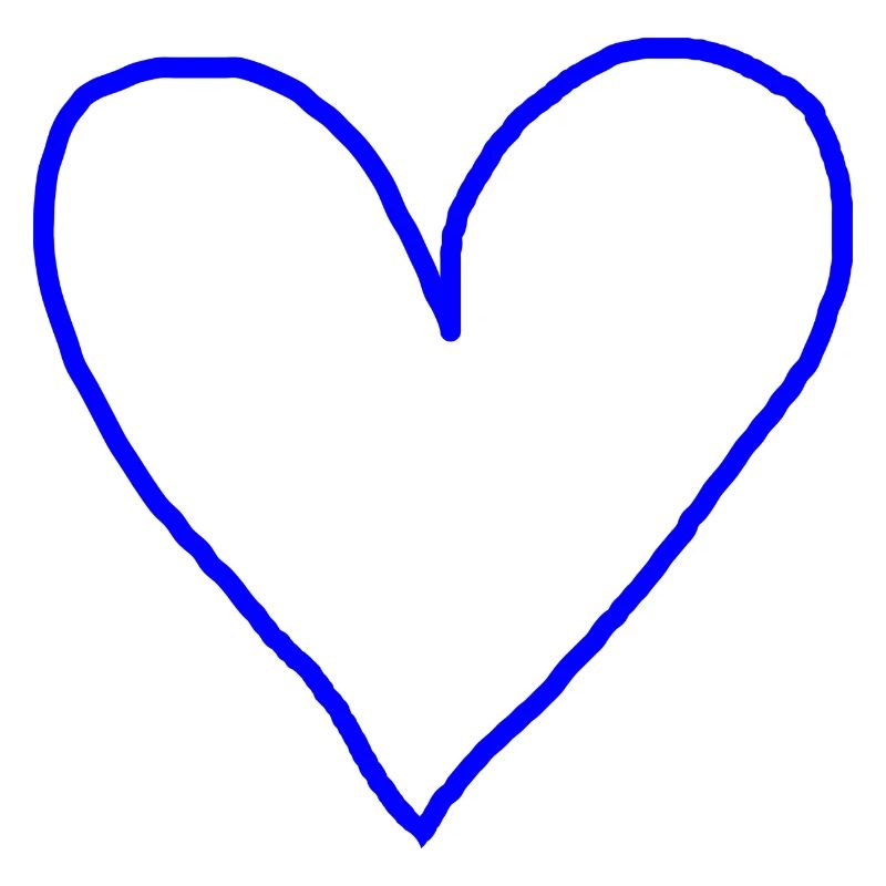 Heart blue gift idea