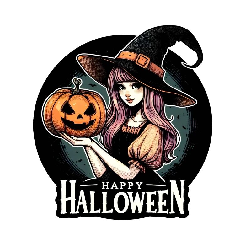 Bonne sorcière d’Halloween