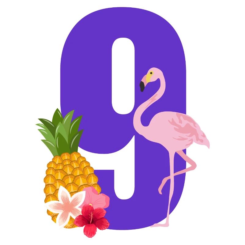 9th Anniversary Flamingo