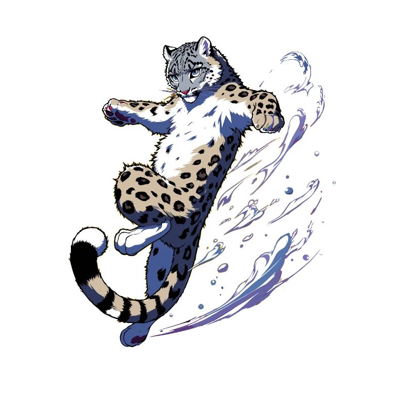 Snow Leopard Leopard White Leopard