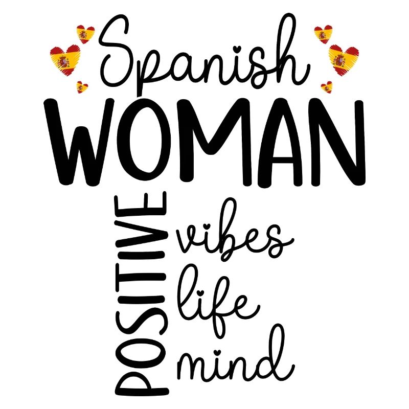 Positives Mädchen Spanierin