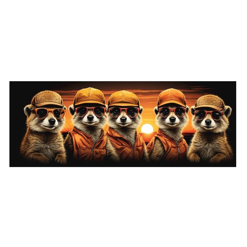 Cool suricate groupe de suricates