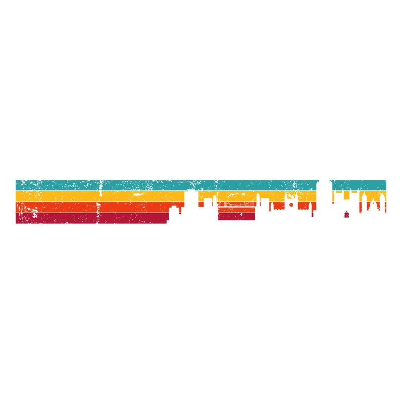 Bristol skyline retro