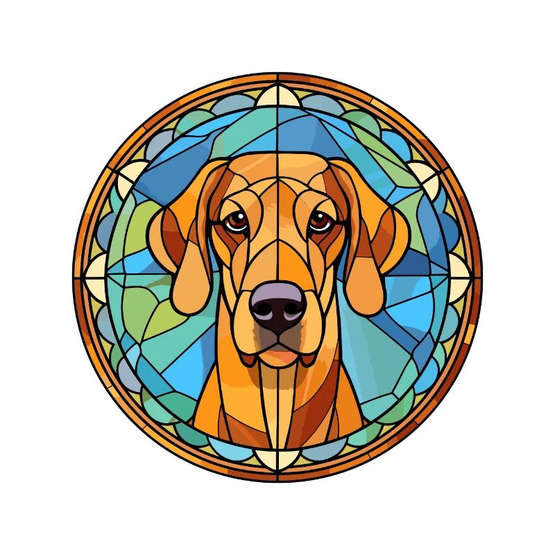 Rhodesian Ridgeback Hunderasse Buntglas Farbe